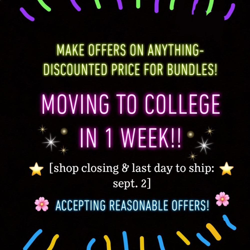SHOP CLOSING SEPT. 2- MAKE OFFERS!